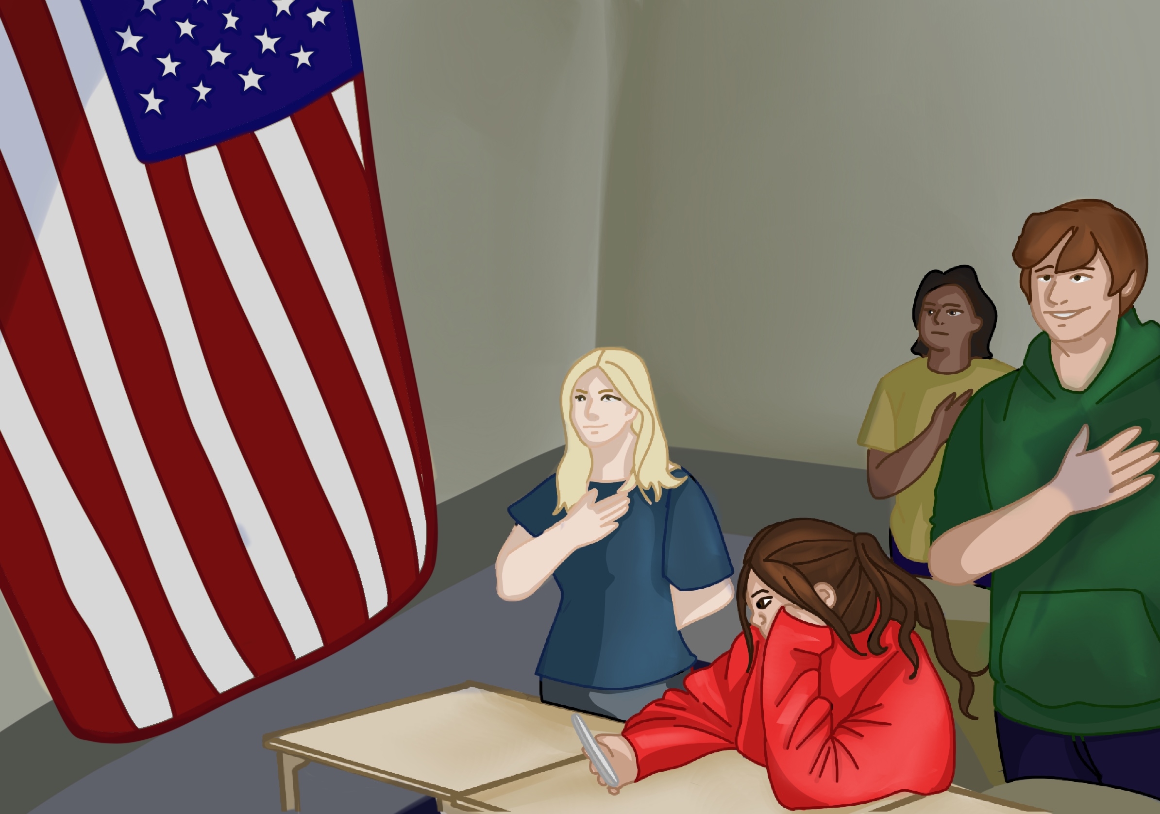 Why Some Students Sit for the Pledge of&nbsp;Allegiance